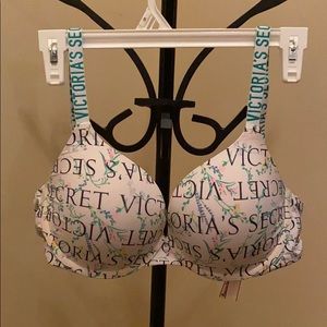 Victoria’s Secret Flower Patterned, Push Up Bra.
